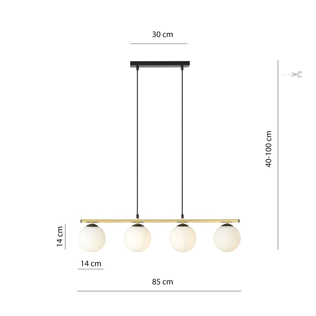 Hanglamp Slaakos Zwart Ø14 cm - Afbeelding 5