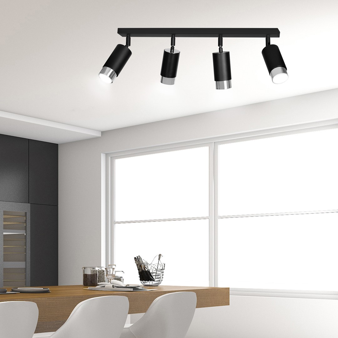 Plafondlamp Raassoro Zwart - Afbeelding 5