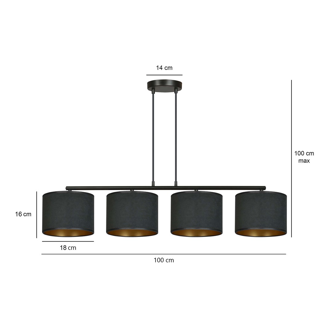 Hanglamp Trerdor Zwart Ø20 cm - Afbeelding 5