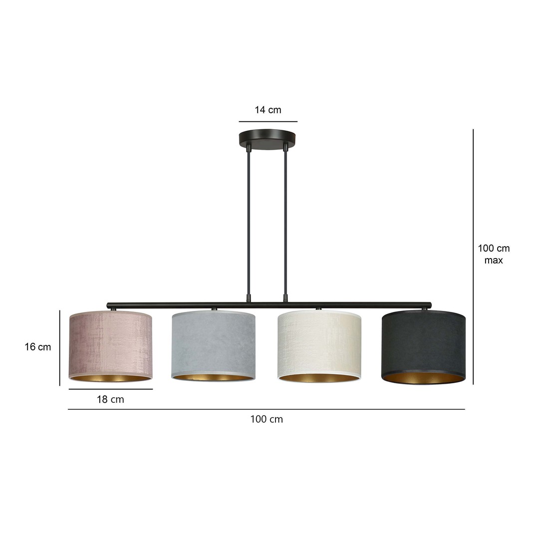 Hanglamp Grorrio Zwart Ø20 cm - Afbeelding 5