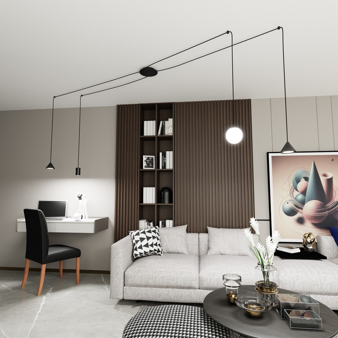 Hanglamp Bronses Zwart - Afbeelding 5