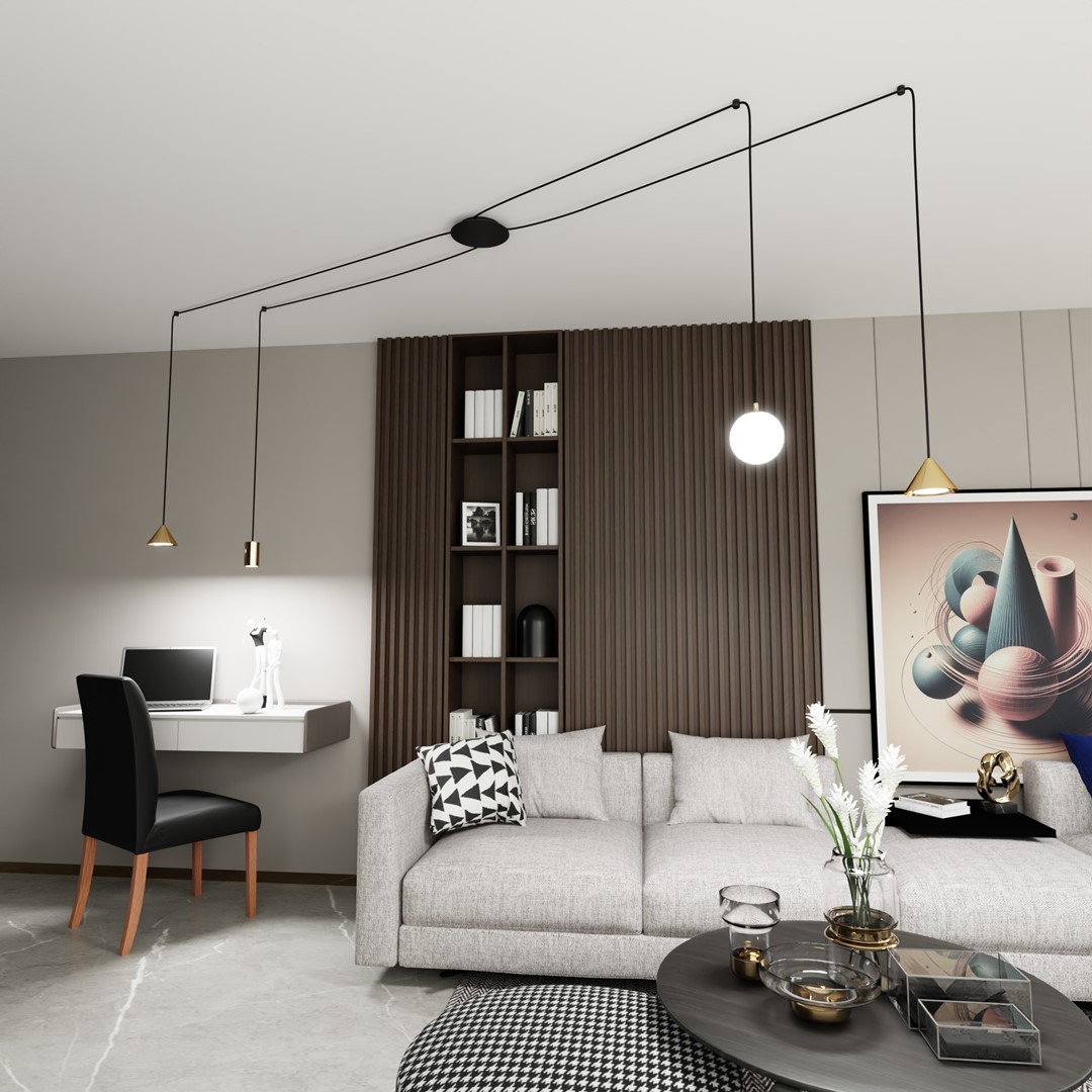 Hanglamp Boovea Goud - Afbeelding 5