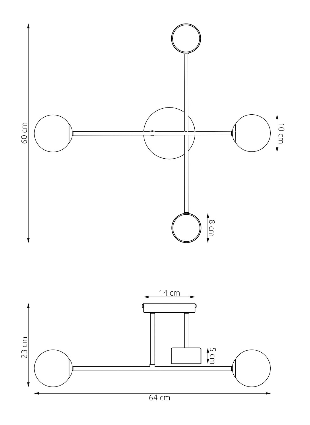 Plafondlamp Skurdy Zwart Ø10 cm - Afbeelding 5