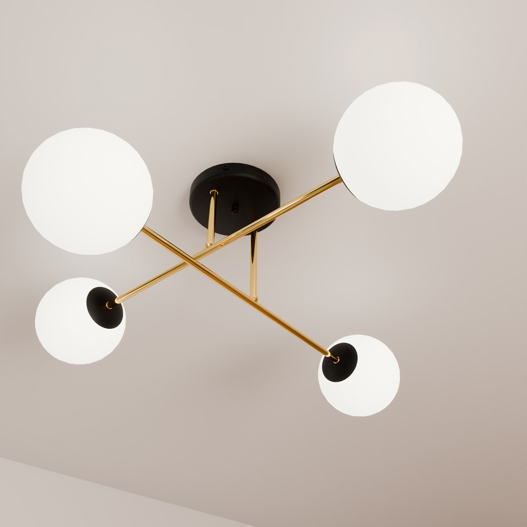 Plafondlamp Broskal Zwart Ø14 cm - Afbeelding 5