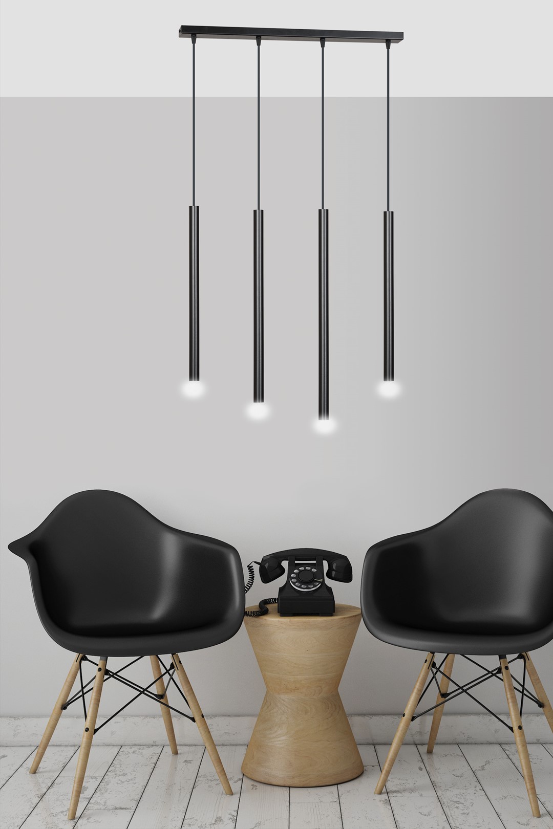 Hanglamp Saansu Zwart - Afbeelding 5