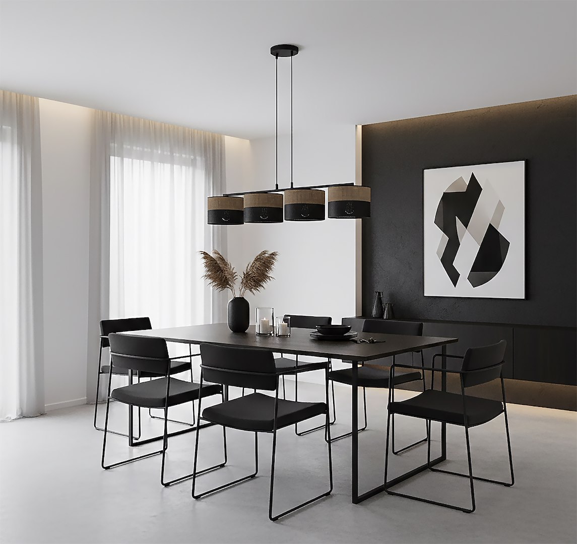 Hanglamp Meelino Zwart Ø20 cm - Afbeelding 6