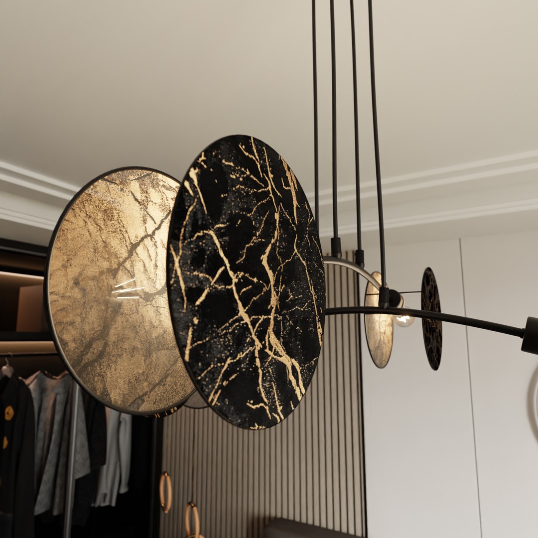 Hanglamp Moorrum Zwart Ø20 cm - Afbeelding 6