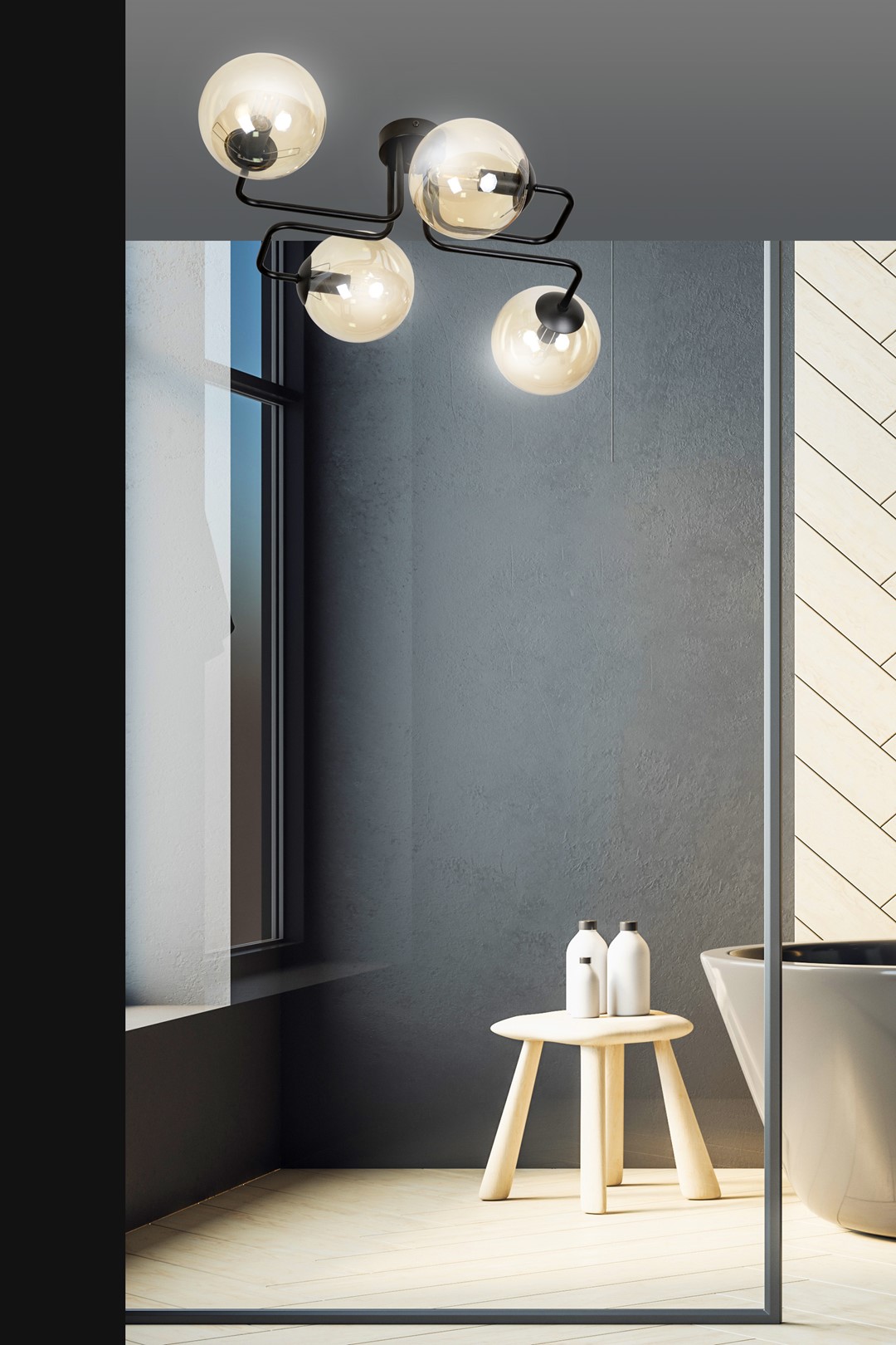 Plafondlamp Brauldil Zwart Ø14 cm - Afbeelding 6