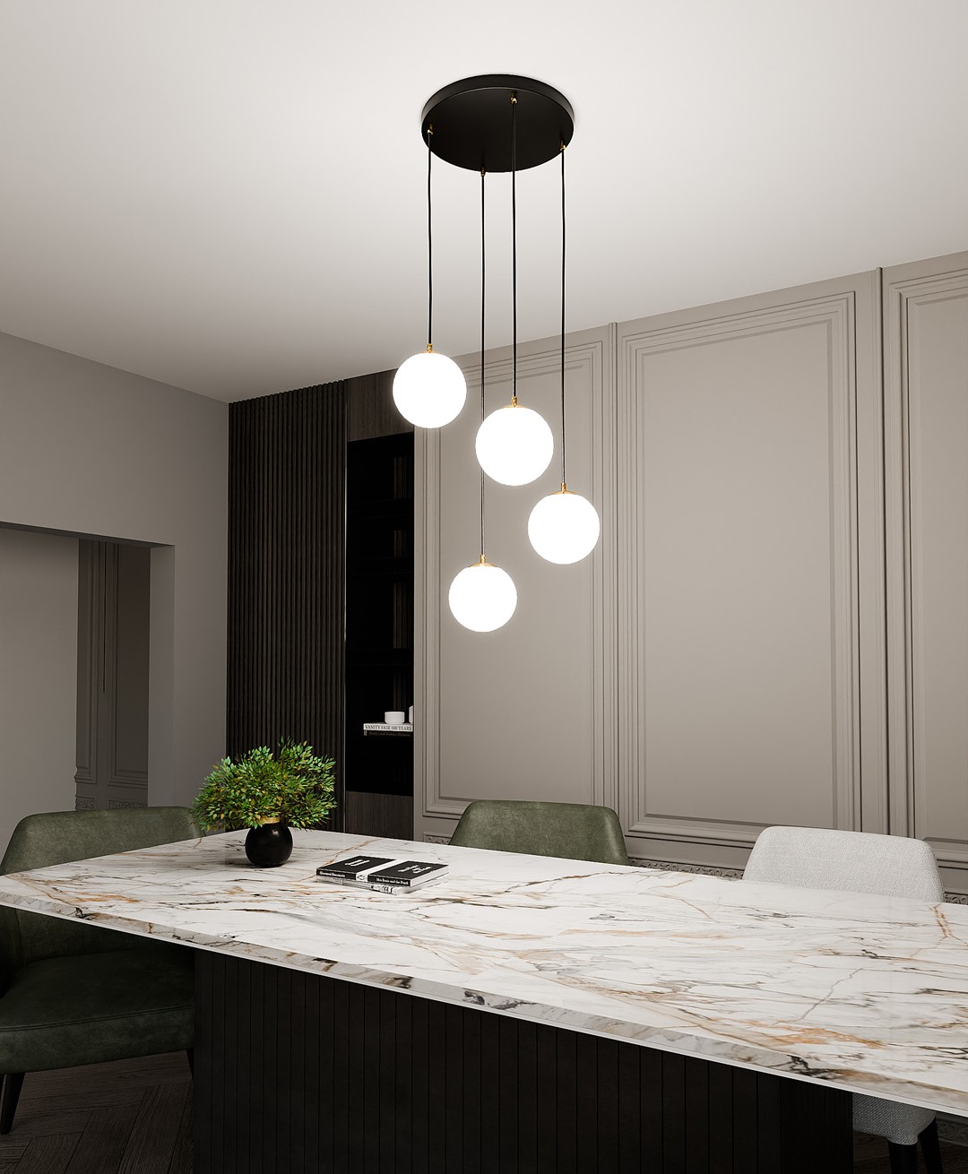 Hanglamp Skaanir Zwart Ø14 cm - Afbeelding 6