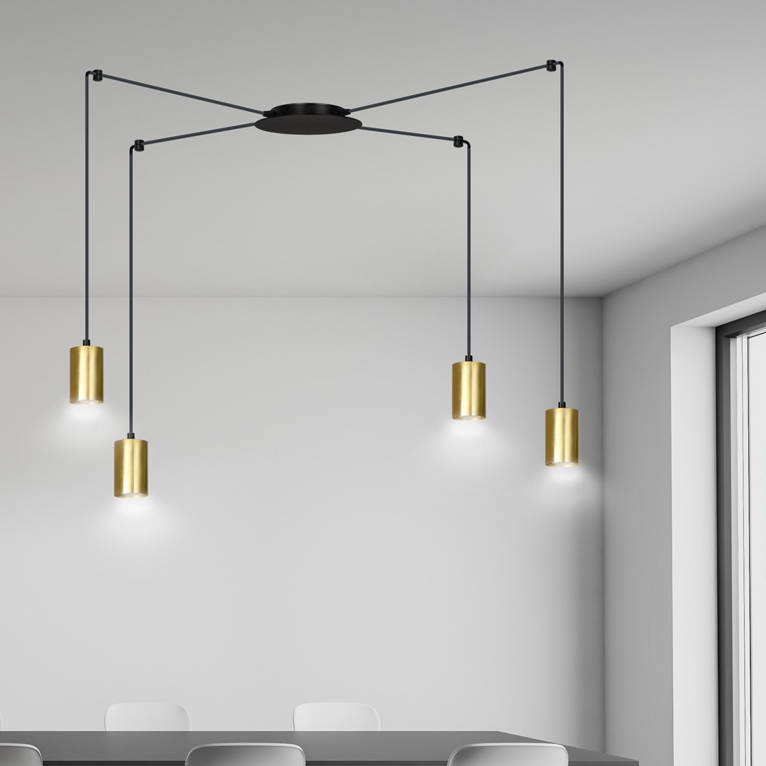 Hanglamp Kirnak Zwart - Afbeelding 6