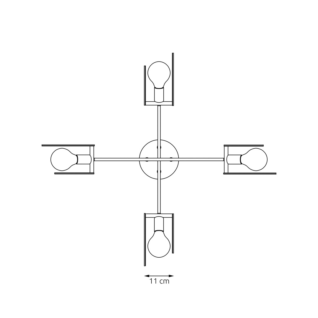 Hanglamp Naakona Zwart Ø20 cm - Afbeelding 6