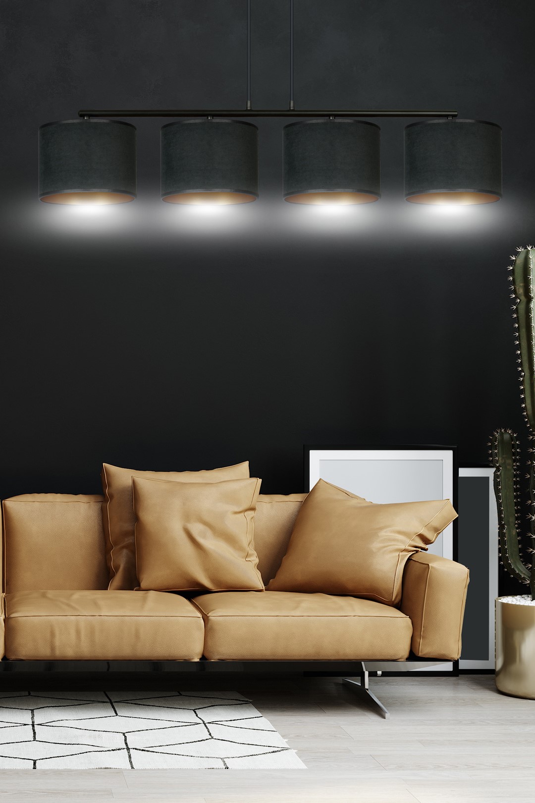 Hanglamp Trerdor Zwart Ø20 cm - Afbeelding 6