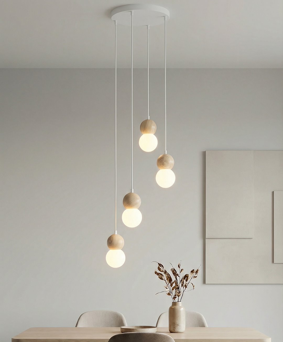 Hanglamp Zurdir Wit Ø10 cm - Afbeelding 6