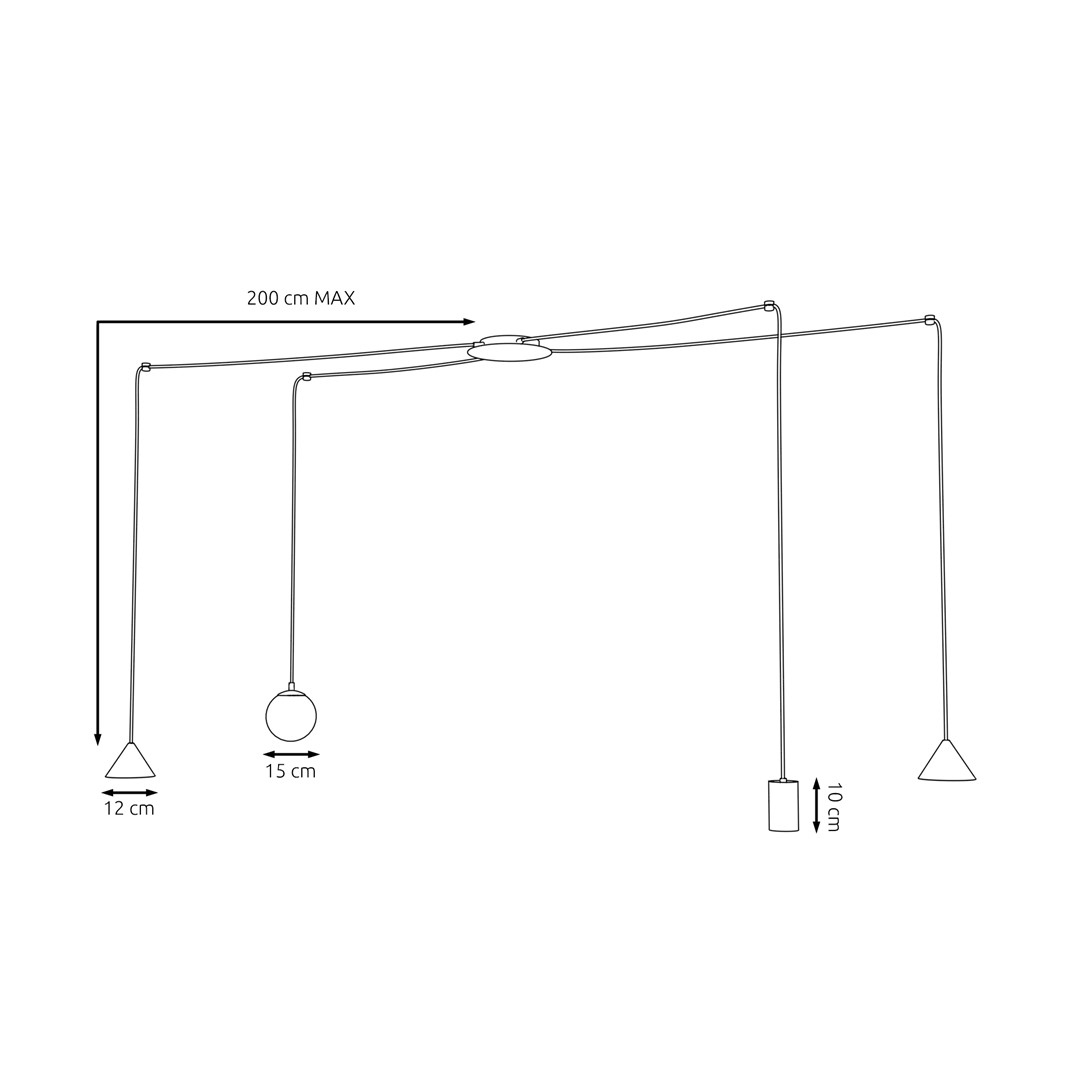 Hanglamp Boovea Goud - Afbeelding 6