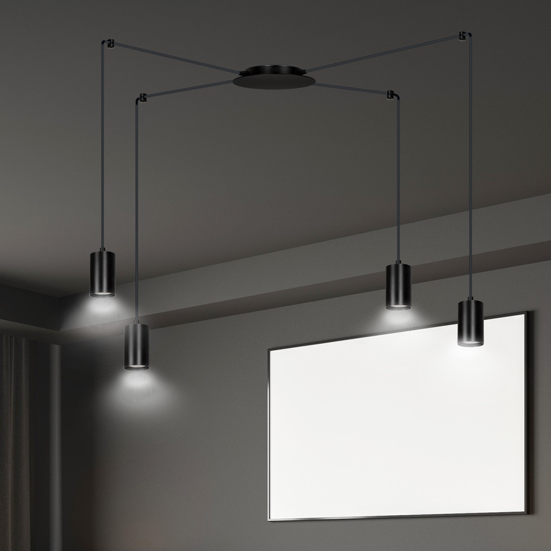 Hanglamp Nermoro Zwart - Afbeelding 6