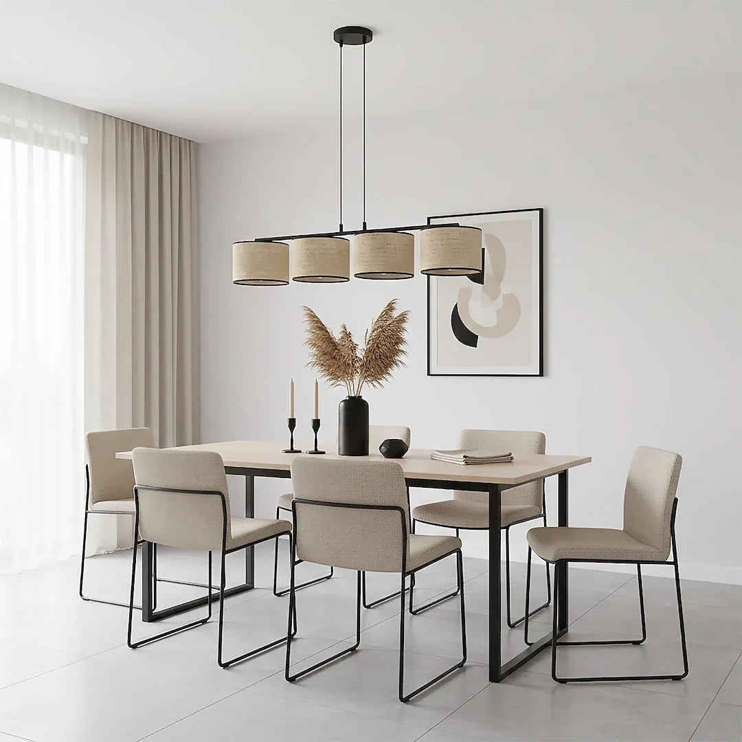 Hanglamp Stootund Zwart Ø20 cm - Afbeelding 6