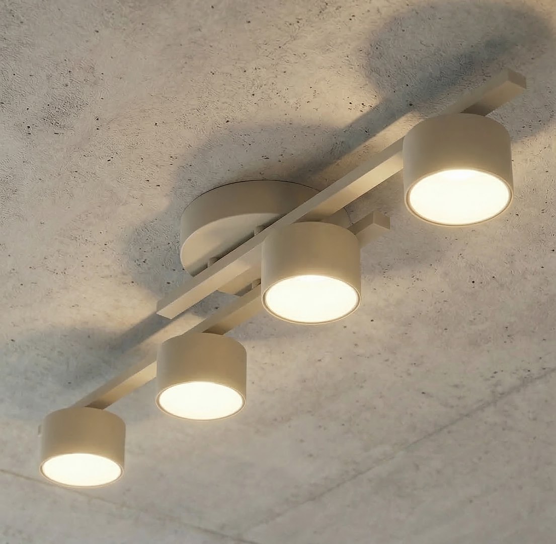 Plafondlamp Beerdora Beige - Afbeelding 6