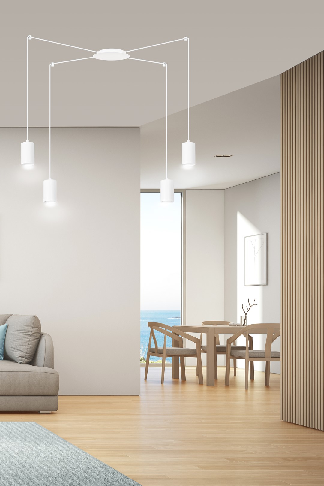Hanglamp Kussea Wit - Afbeelding 6