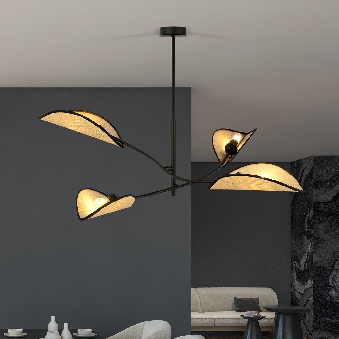 Plafondlamp Heilla Zwart Ø12 cm - Afbeelding 6