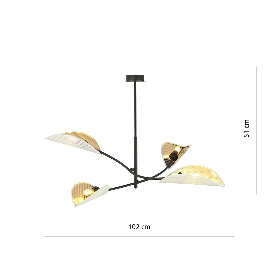 Plafondlamp Trirmon Zwart Ø12 cm - Afbeelding 6