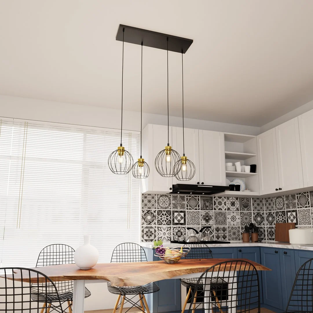 Hanglamp Stoolel Zwart Ø24 cm - Afbeelding 6