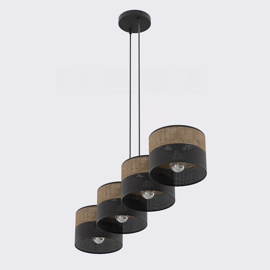 Hanglamp Meelino Zwart Ø20 cm - Afbeelding 7