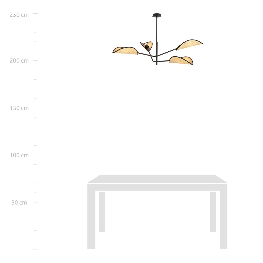 Plafondlamp Beirnesta Zwart Ø12 cm - Afbeelding 7