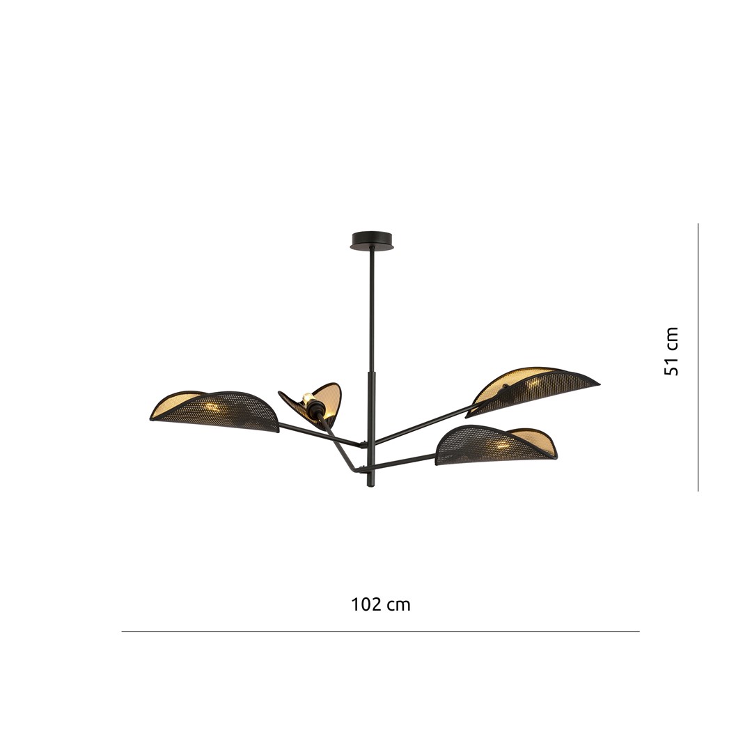 Plafondlamp Vurres Zwart Ø12 cm - Afbeelding 7