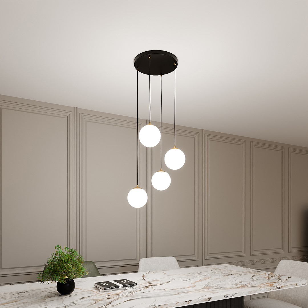 Hanglamp Skaanir Zwart Ø14 cm - Afbeelding 7