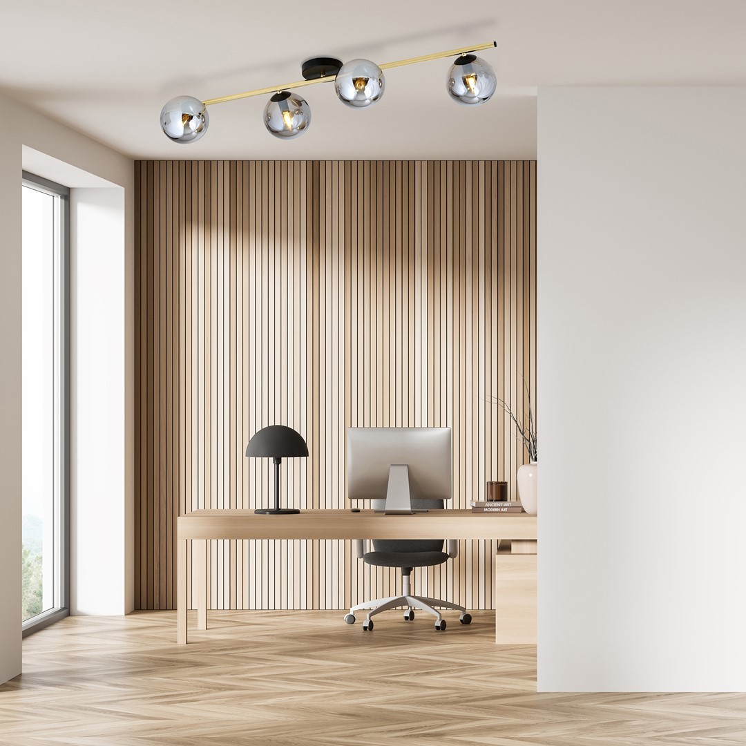 Plafondlamp Triesty Zwart Ø14 cm - Afbeelding 7