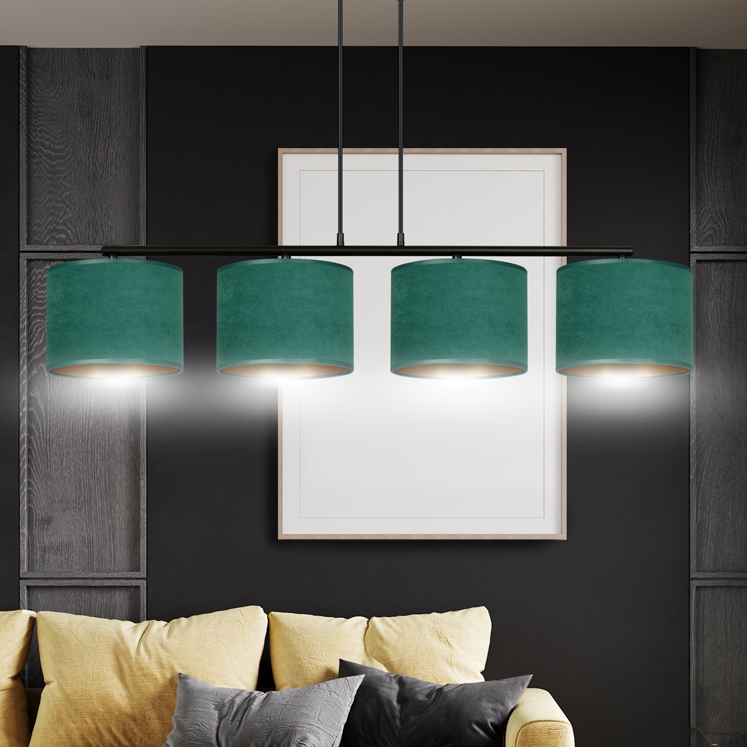 Hanglamp Pausos Zwart Ø20 cm - Afbeelding 7