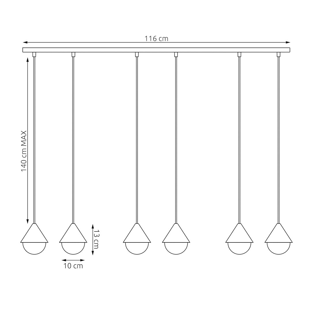 Hanglamp Slaakura Zwart Ø10 cm - Afbeelding 7