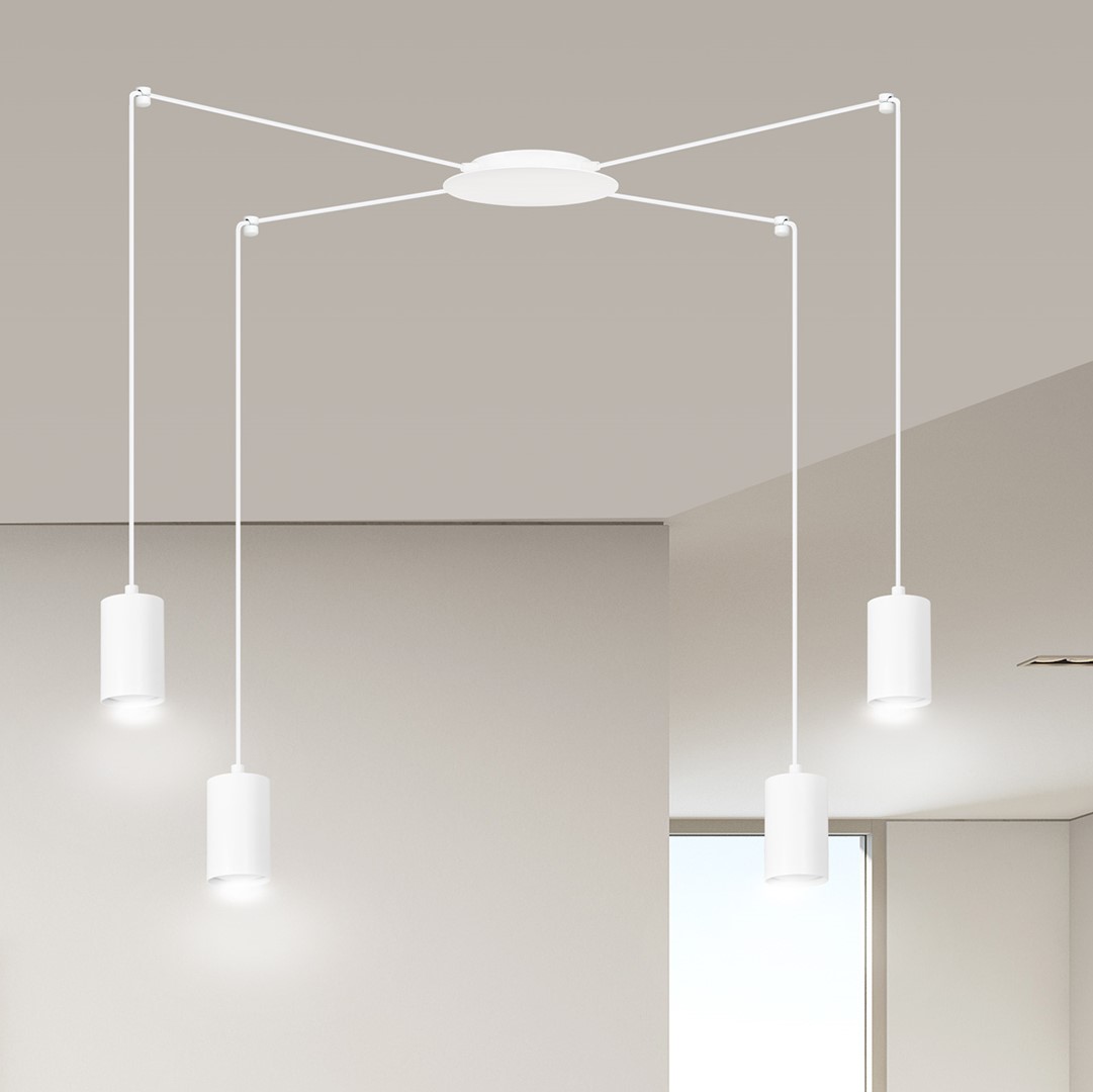 Hanglamp Kussea Wit - Afbeelding 7
