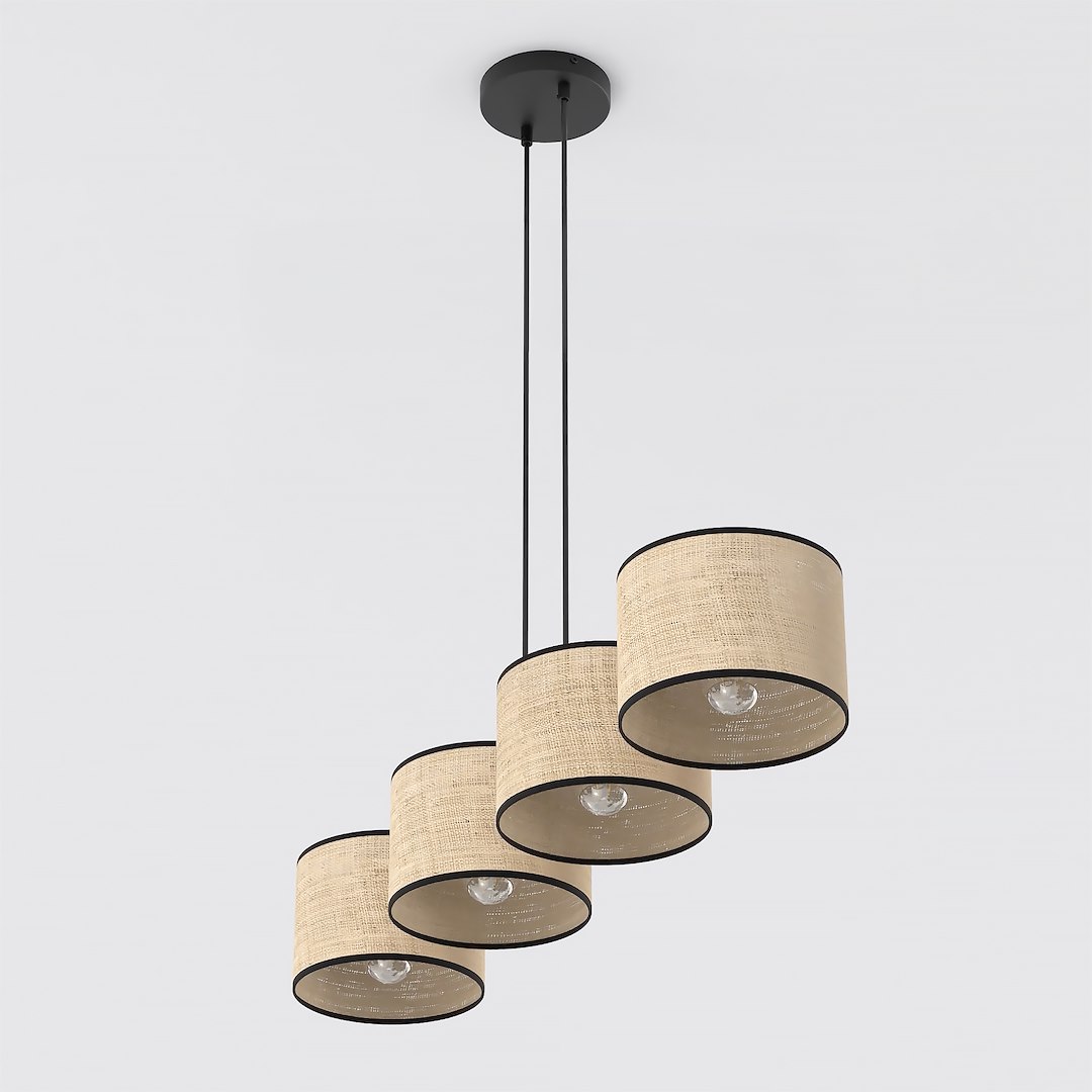 Hanglamp Stootund Zwart Ø20 cm - Afbeelding 7