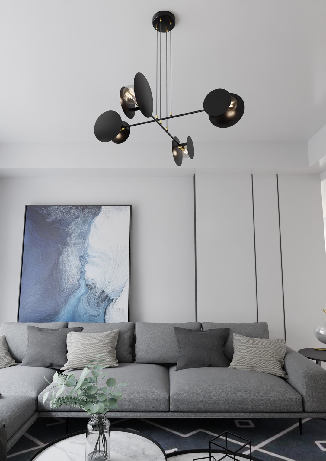 Hanglamp Noordea Zwart - Afbeelding 7