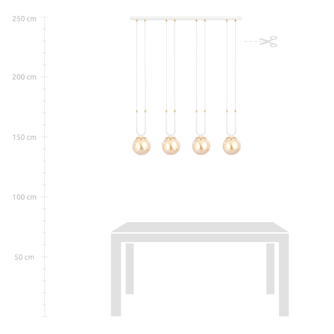 Hanglamp Joosia Wit Ø14 cm - Afbeelding 7