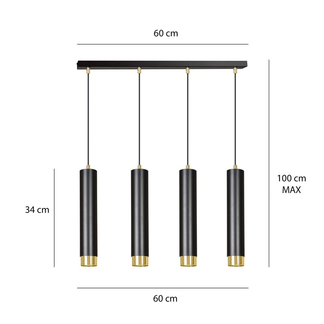 Hanglamp Dasso Zwart - Afbeelding 8