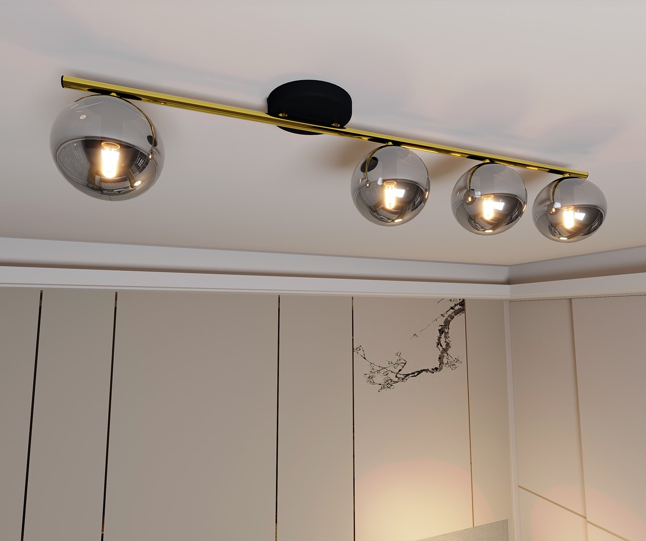 Plafondlamp Saarrura Zwart Ø14 cm - Afbeelding 8