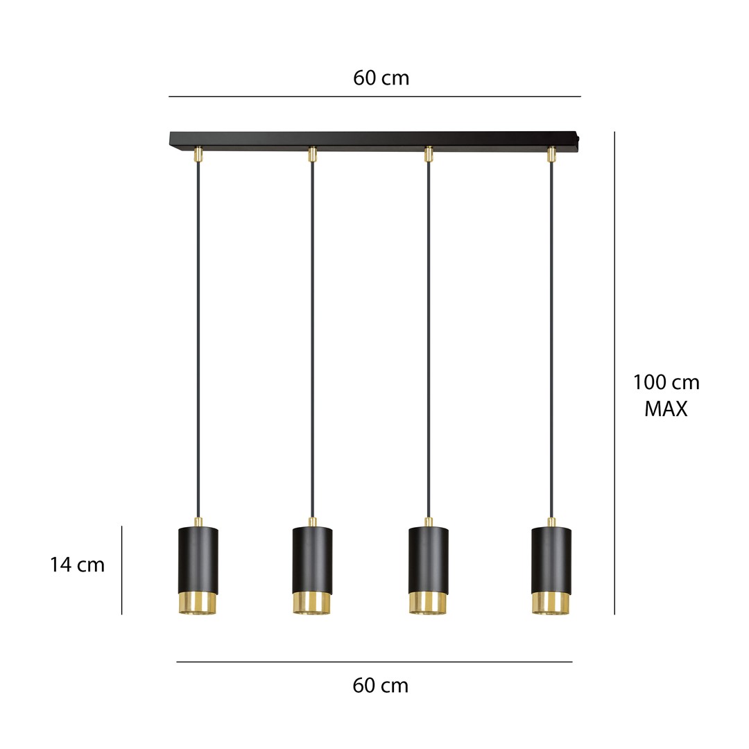 Hanglamp Tiernund Zwart - Afbeelding 8