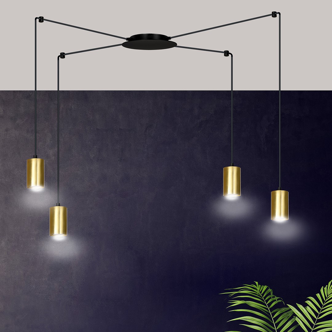 Hanglamp Kirnak Zwart - Afbeelding 8