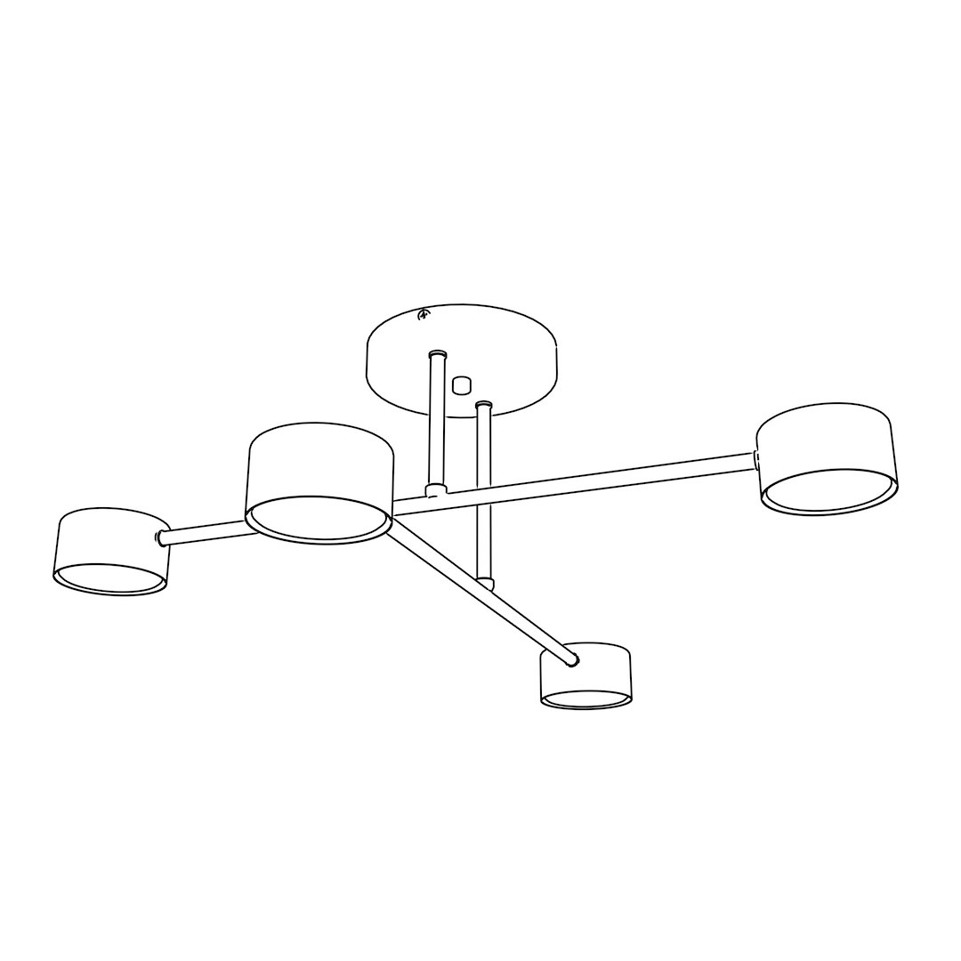 Plafondlamp Greibel Beige - Afbeelding 8