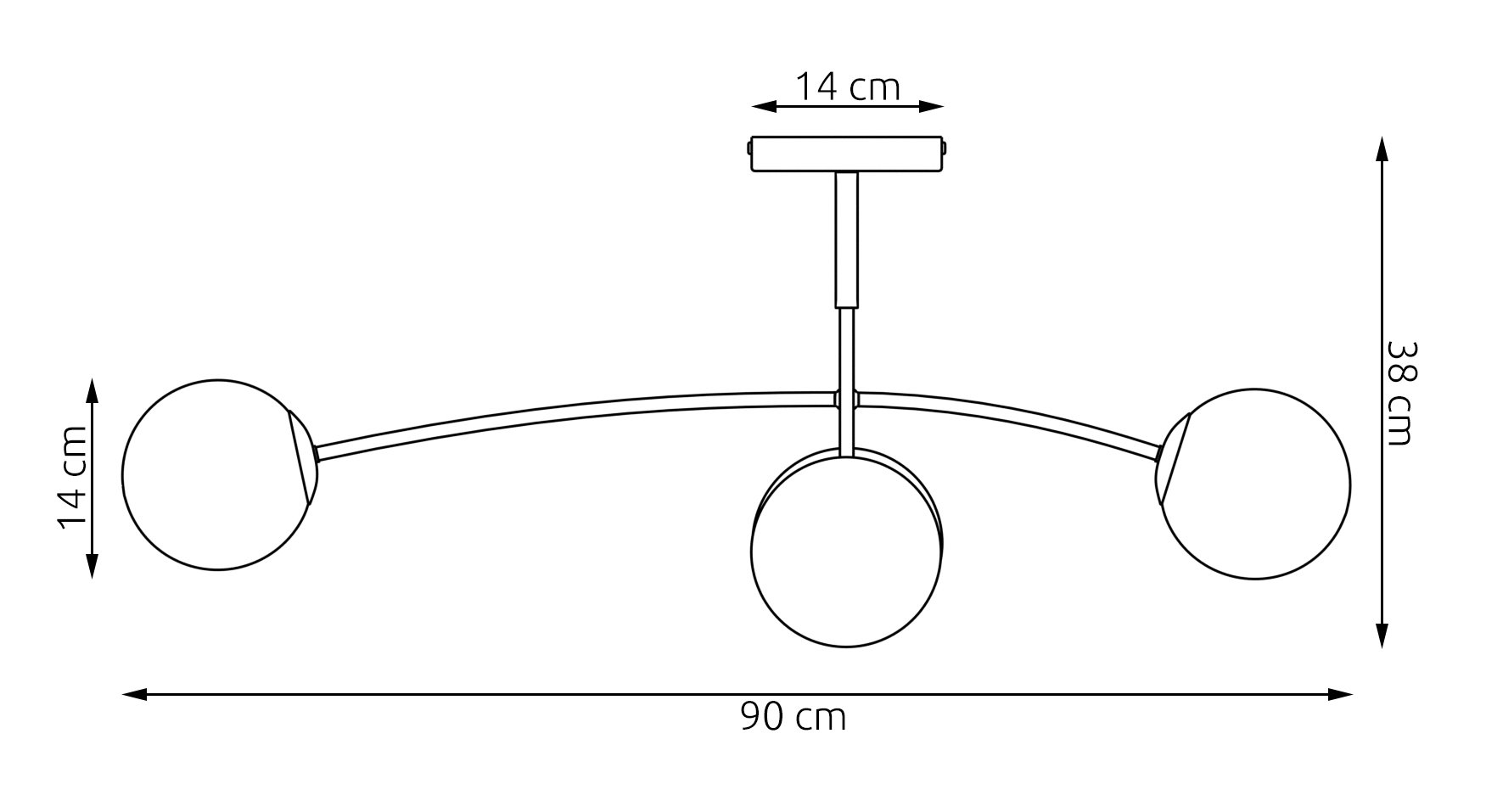 Plafondlamp Klaunsir Beige Ø14 cm - Afbeelding 8