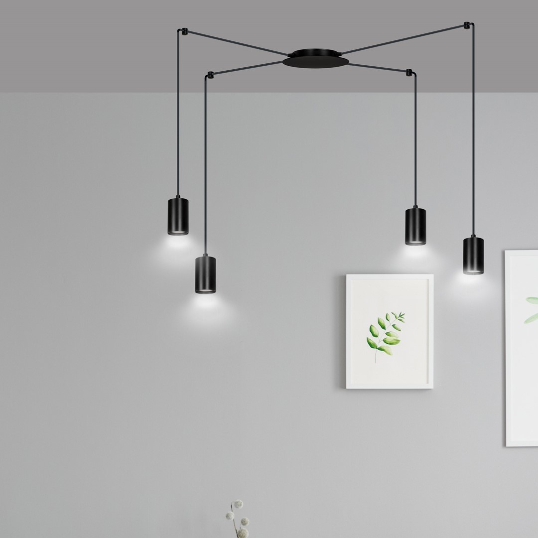 Hanglamp Nermoro Zwart - Afbeelding 8