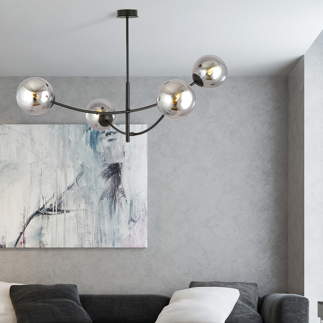 Plafondlamp Zeimmane Zwart Ø14 cm - Afbeelding 8