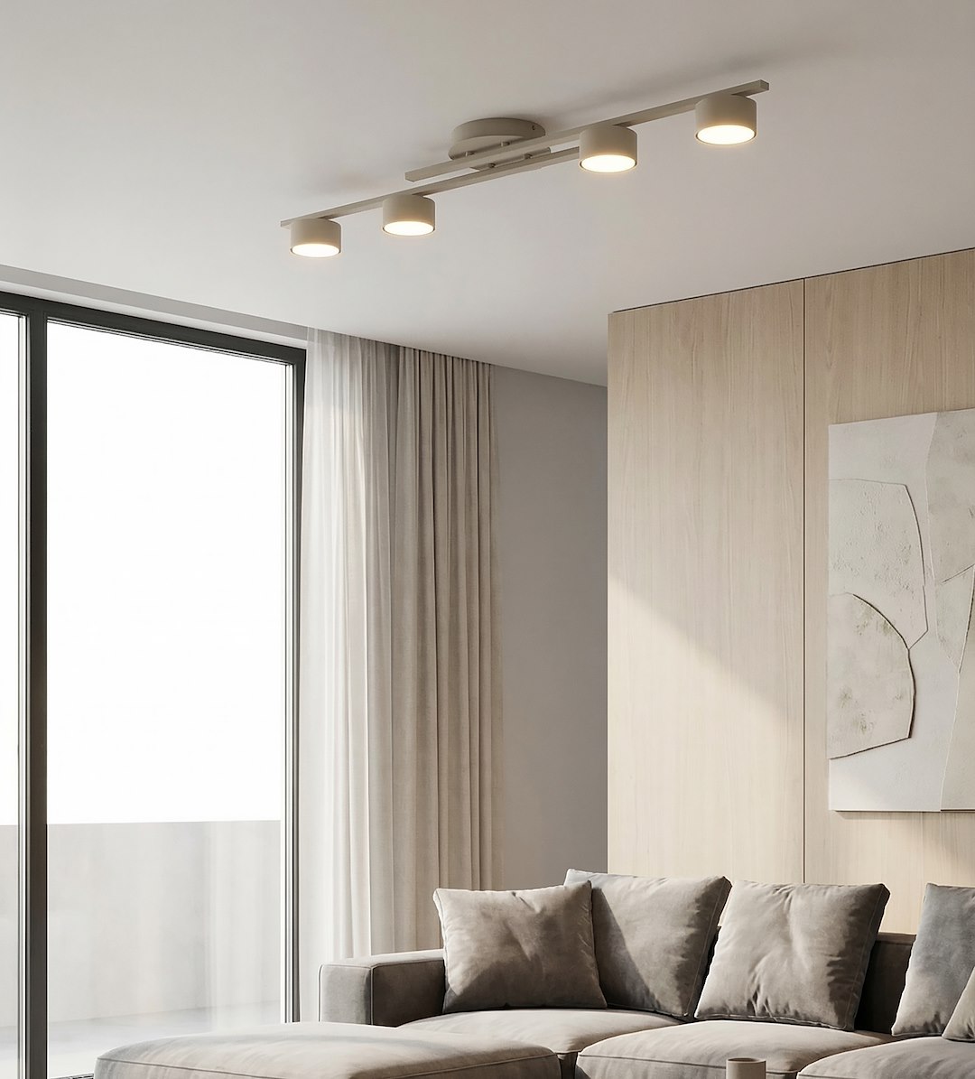 Plafondlamp Beerdora Beige - Afbeelding 8