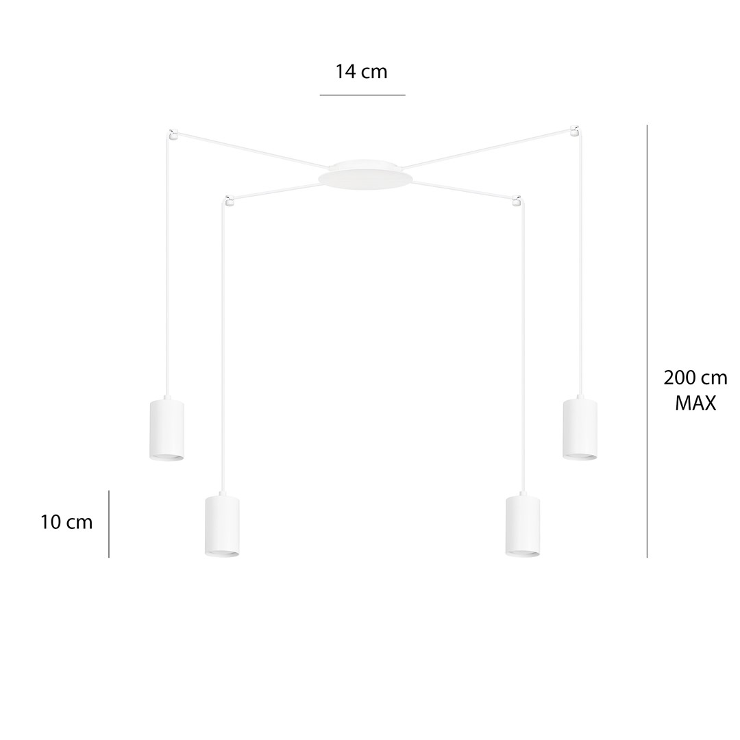 Hanglamp Kussea Wit - Afbeelding 8