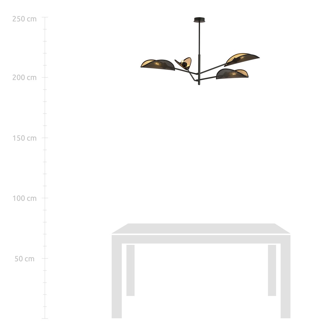Plafondlamp Vurres Zwart Ø12 cm - Afbeelding 8