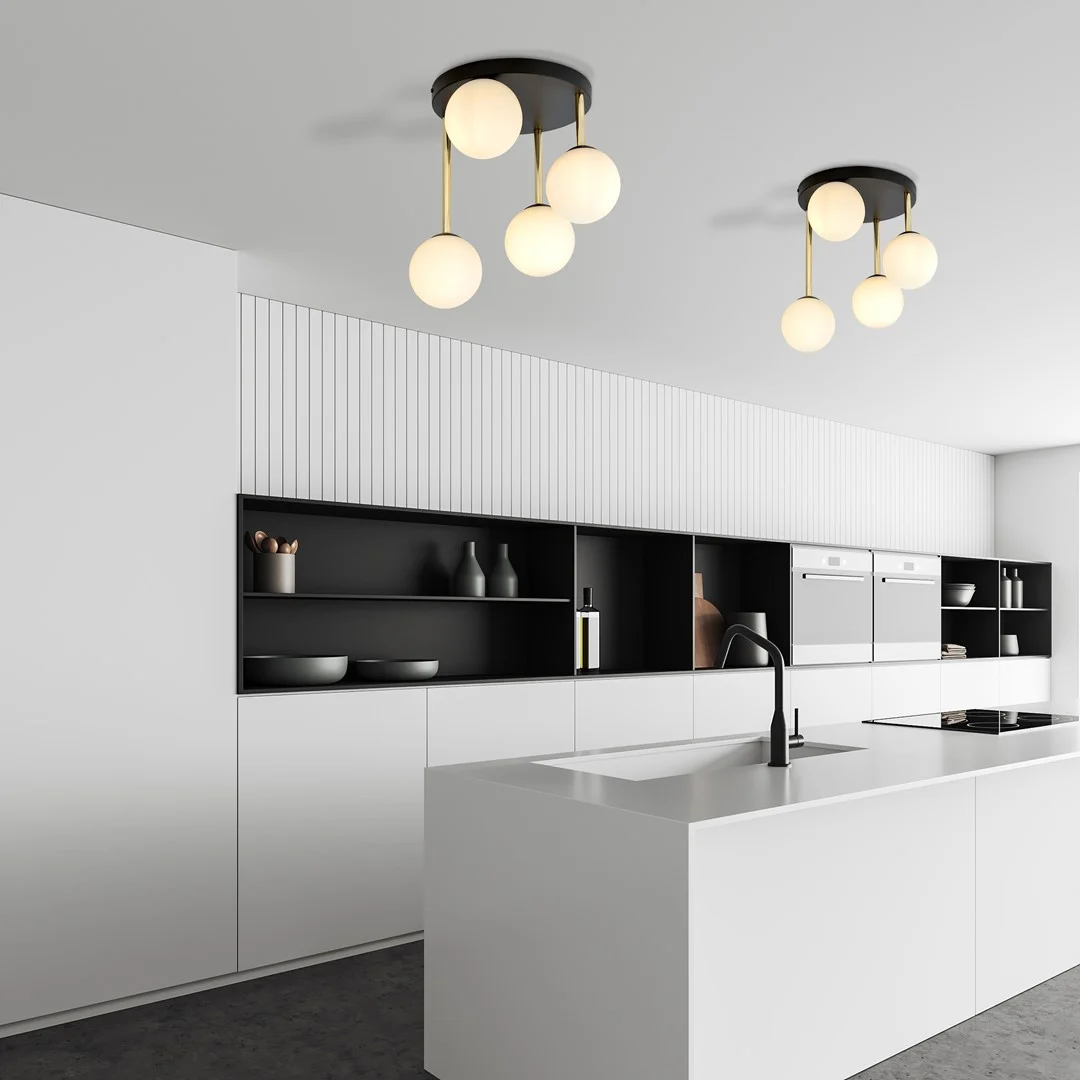 Plafondlamp Groolas Ø14 zwart staal - Afbeelding 9