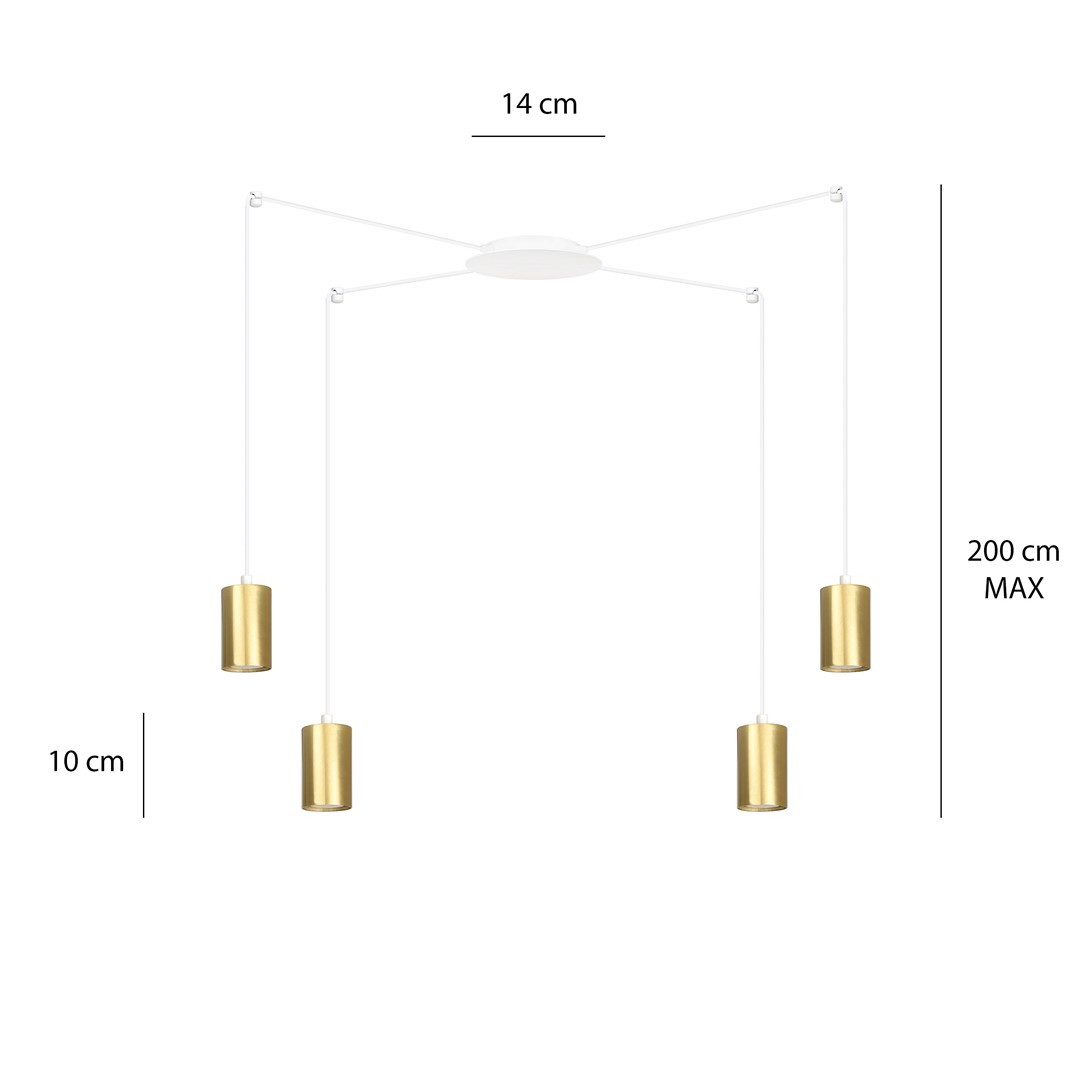 Hanglamp Sirmonte Wit - Afbeelding 9