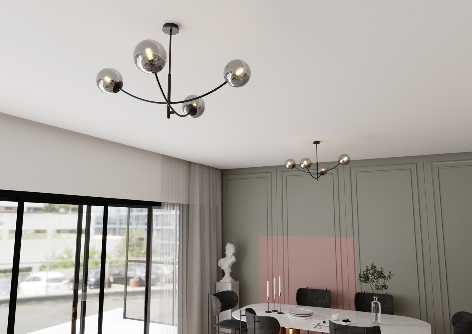 Plafondlamp Zeimmane Zwart Ø14 cm - Afbeelding 9